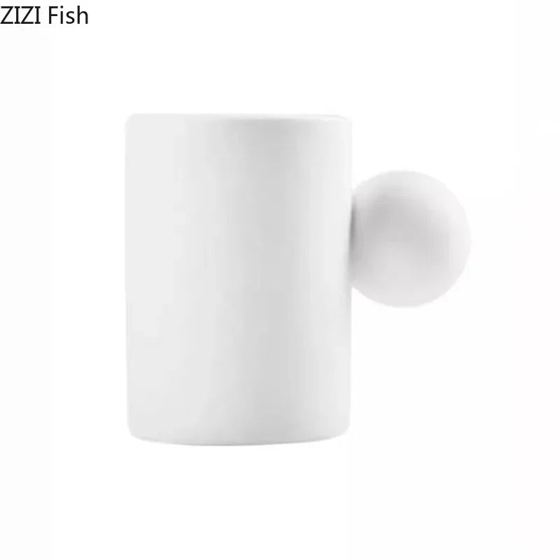 DecorBites™ Cotton Candy Ceramic Cup & Saucer Set for Coffee, Tea, Milk, Juice