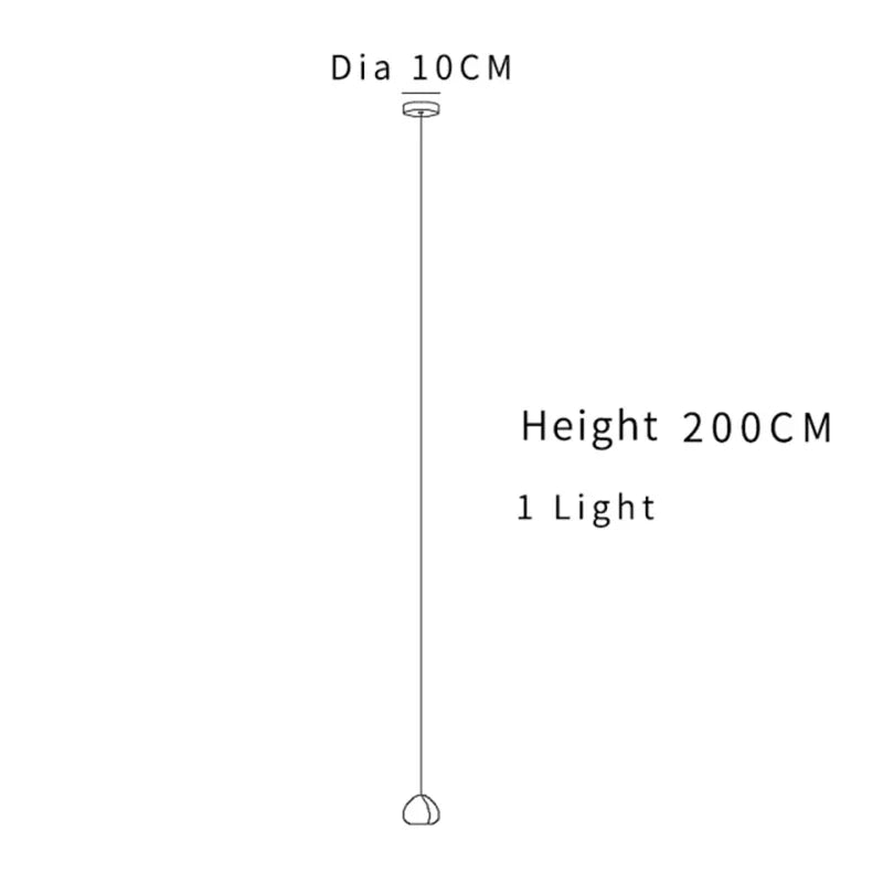 DecorBites™ Crystal Water Droplet Chandelier: Modern LED Staircase Pendant Light - Luxury Ball Hanging Lamp