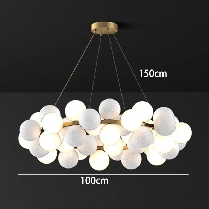 ثريات LED معلقة من DecorBites™ لديكور المنزل العصري، إضاءة داخلية لغرف المعيشة وغرف الطعام