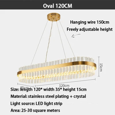 DecorBites™ ثريا كريستال ذهبية: إضاءة LED فاخرة وعصرية لغرفة الطعام والمعيشة وغرفة النوم