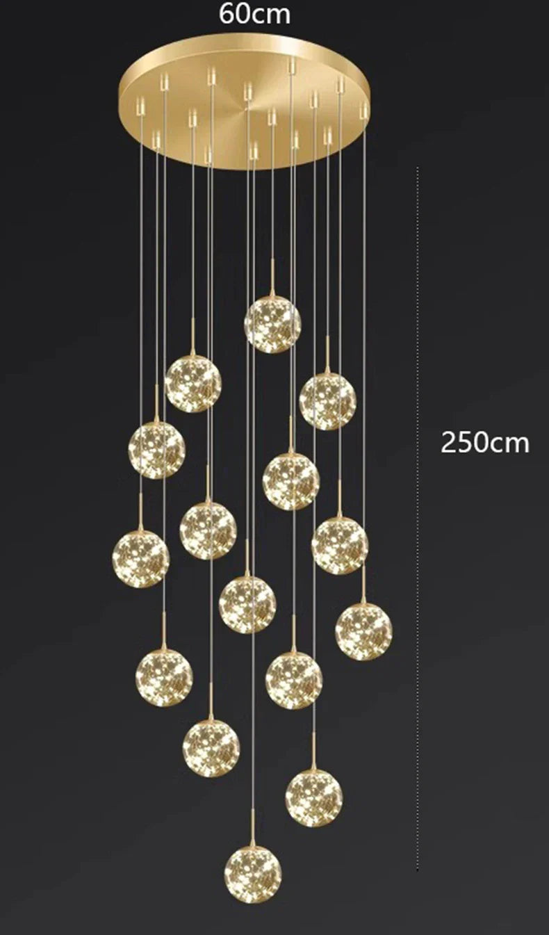ثريات قلادة LED من DecorBites™ لديكور المنزل العصري والإضاءة الداخلية