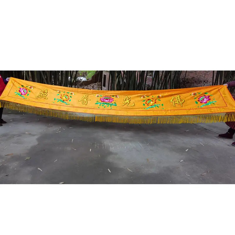 DecorBites™ Dragon Enclosure Wall Hanging Altar Curtain Set for Buddhist Home Temple Worship