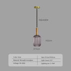 Nordic Japanese Glass Pendant Light