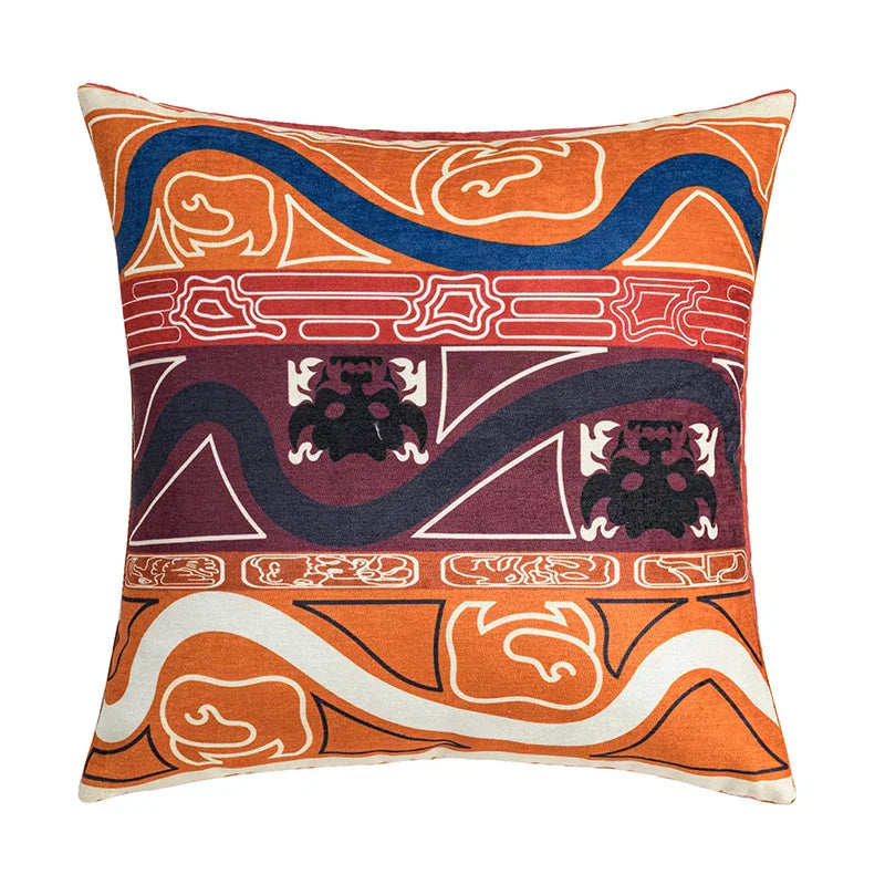 DecorBites™ Abstract Geometric Cushion Cover 45x45cm for Sofa & Bedroom Decoration