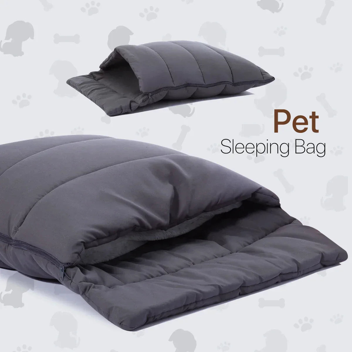 DecorBites™ Cozy Cat Cave Bed, Washable Soft Hideaway for Indoor Cats