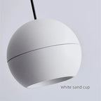Modern Black Aluminum COB Pendant Light