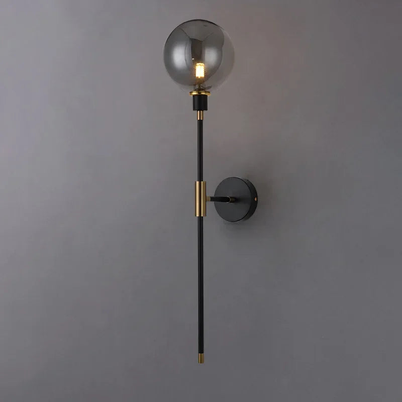 DecorBites™ Glass Ball LED Wall Light for Home Decor and Lighting Ambiance