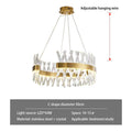 DecorBites™ Gold Metal S Shape Lustre LED Pendant Lamp for Luxe Living & Dining Spaces