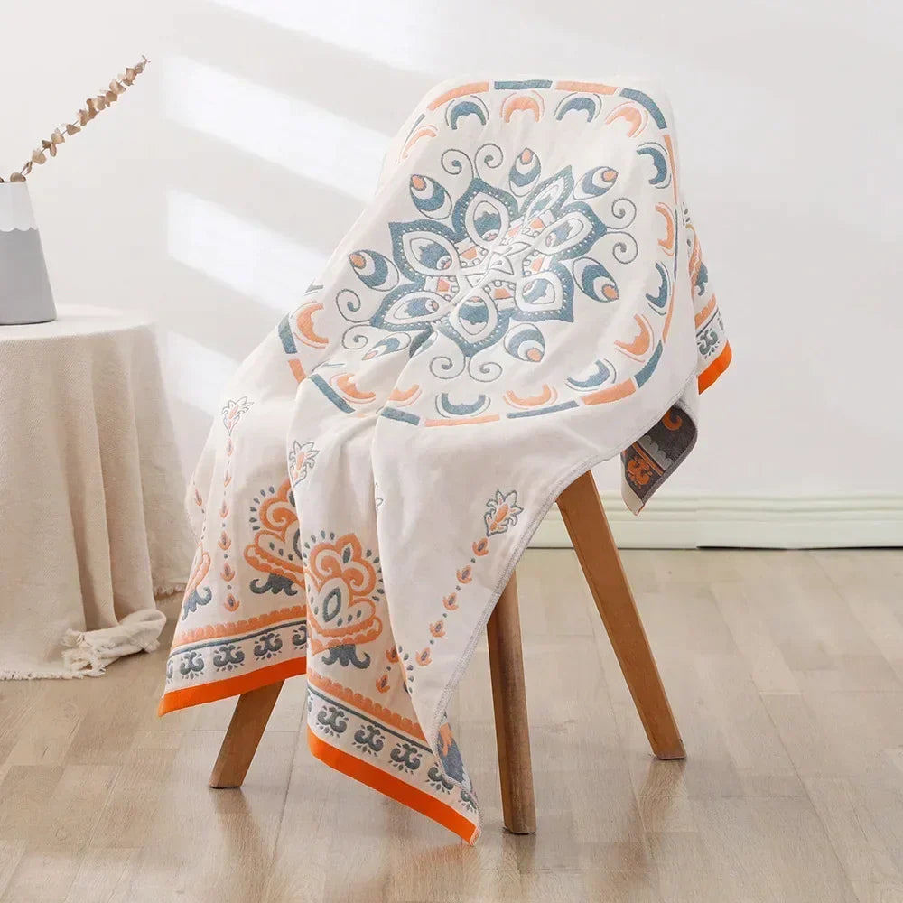 DecorBites™ Cotton Bath Towel - Soft & Quick Dry - 70x140cm