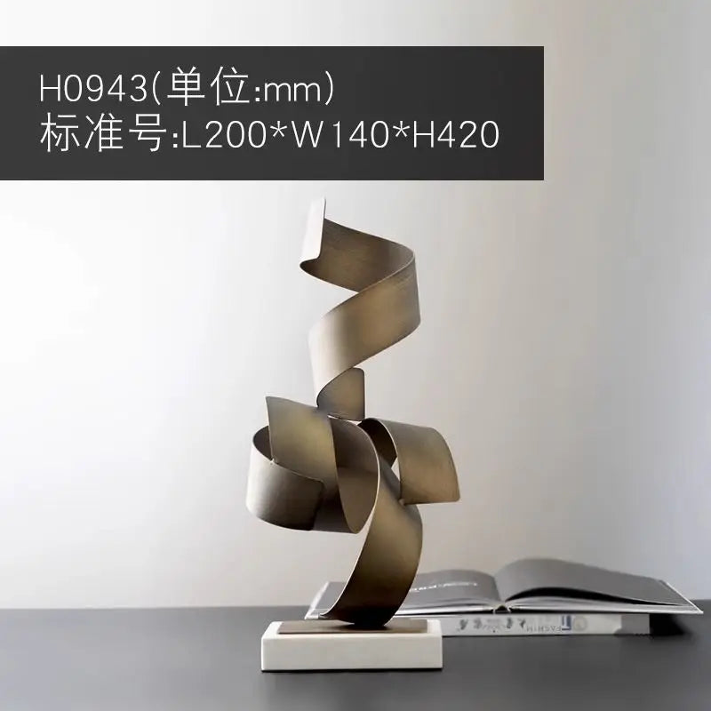 DecorBites™ Geometric Wrought Iron Ornaments for Home & Office Decor