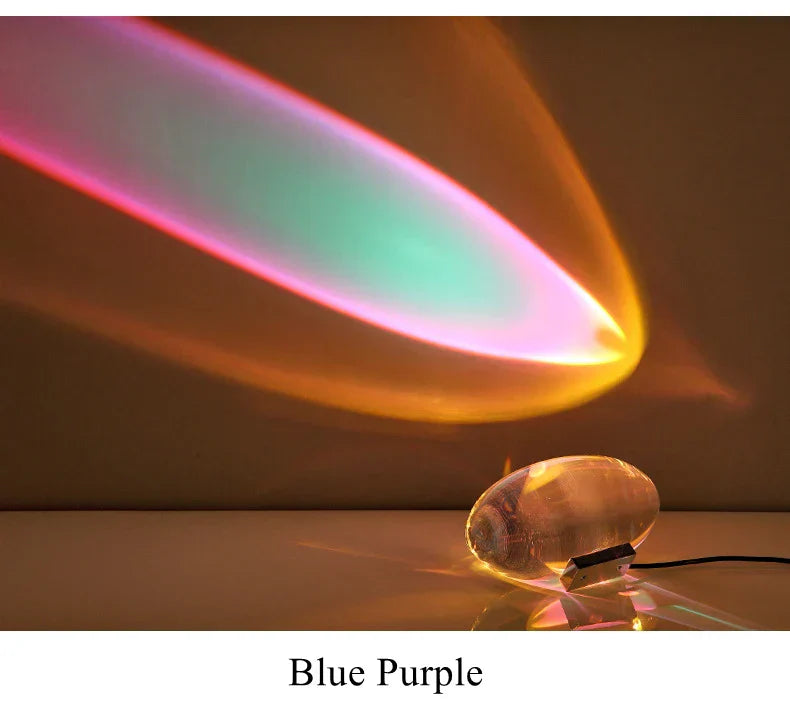 DecorBites™ Crystal LED Table Lamp: Elegant Night Light for Living & Bedroom Decor