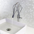DecorBites™ LED Waterfall Bathroom Faucet Chrome Basin Mixer Tap Single Handle