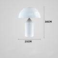 DecorBites™ Golden Mushroom LED Desk Lamp for Home Decoration & Reading