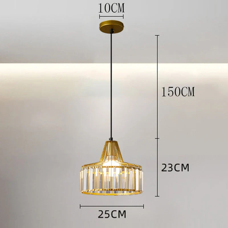 ثريا معلقة LED من DecorBites™ لديكور غرفة النوم الداخلي الأنيق