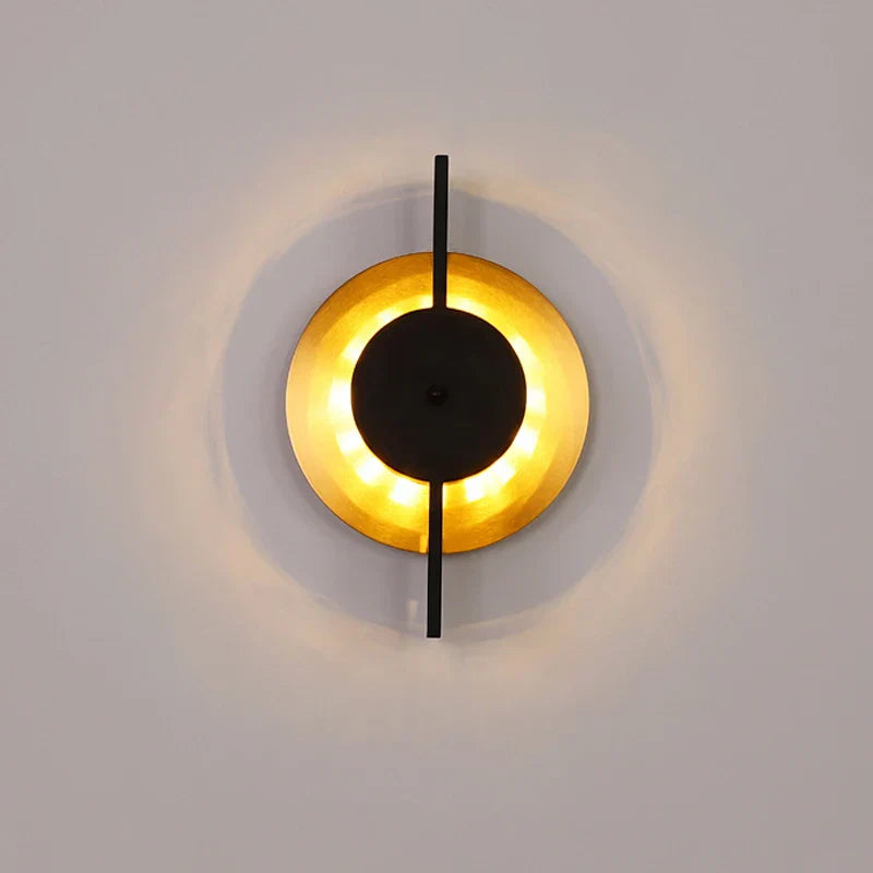 DecorBites™ Gold Iron Art Designer Sconce LED Decorative Wall Lamp
