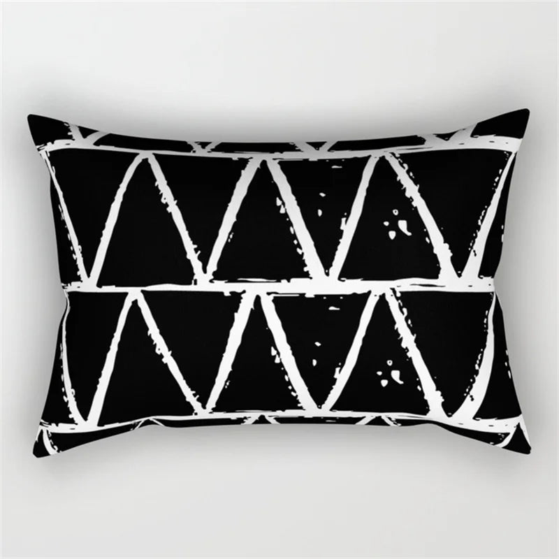 DecorBites™ Geometric Wave Line Waist Pillowcase Set
