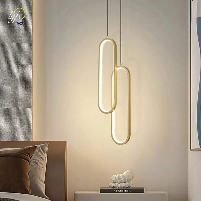 Nordic Black Metal Pendant Light Fixture