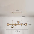 DecorBites™ Glass Ball Pendant Lamps for Home Decor and Lighting Fixtures
