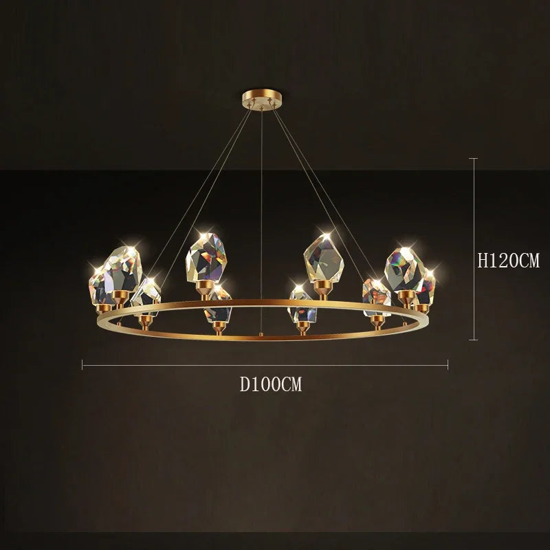 DecorBites™ Elegant Chandelier Dining Room Pendant Lights Ceiling Lamps