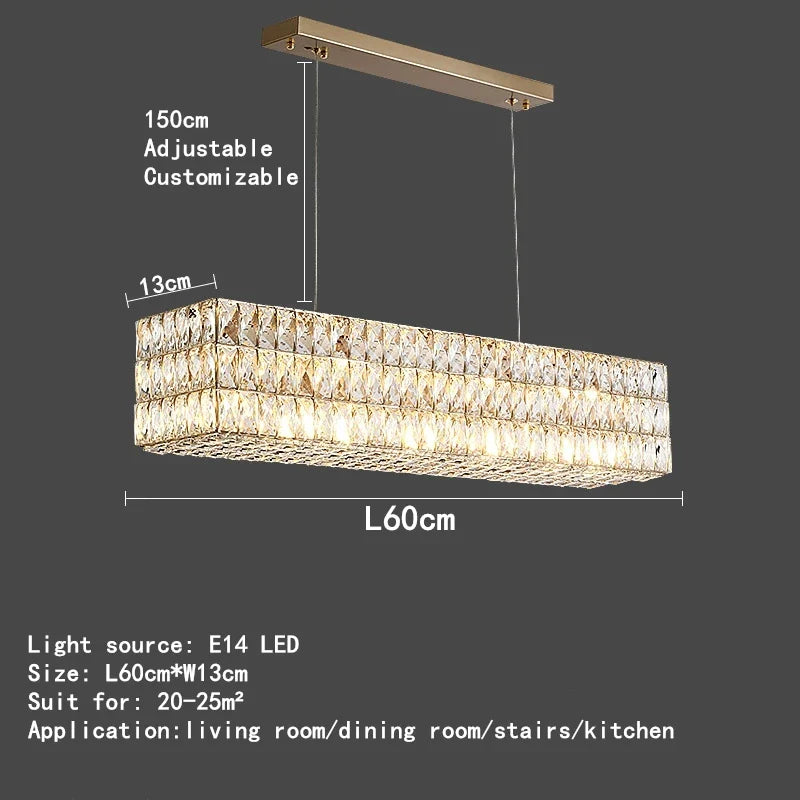 DecorBites™ مصباح معلق حلقي كريستالي K9: إضاءة LED فاخرة للديكور الداخلي لغرفة المعيشة وغرفة النوم والمطاعم