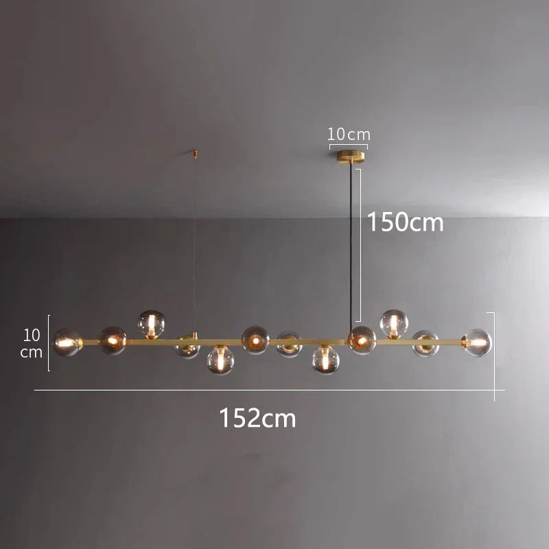 ثريات DecorBites™ LED المتدلية لإضاءة غرف المعيشة والطعام العصرية