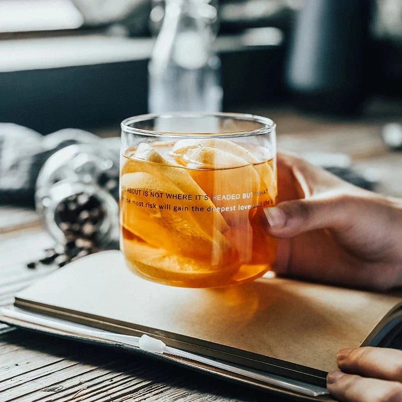 DecorBites™ Glass Coffee Cup Set of 2