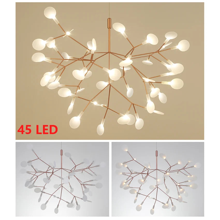 DecorBites™ Luxe Chandelier: ثريا إسكندنافية عصرية لغرفة المعيشة وتناول الطعام