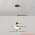 DecorBites™ Cream Marble LED Pendant Light: Modern Nordic Hanging Lamp for Living, Bedroom, Kitchen