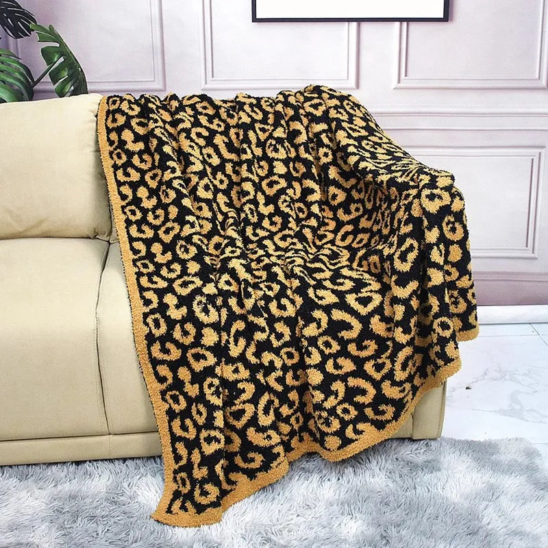 DecorBites™ Cozy Flannel Velvet Blanket - Warm Winter Sofa Cover for Home & Office