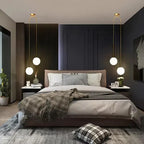 Modern Glass Globe Pendant Light