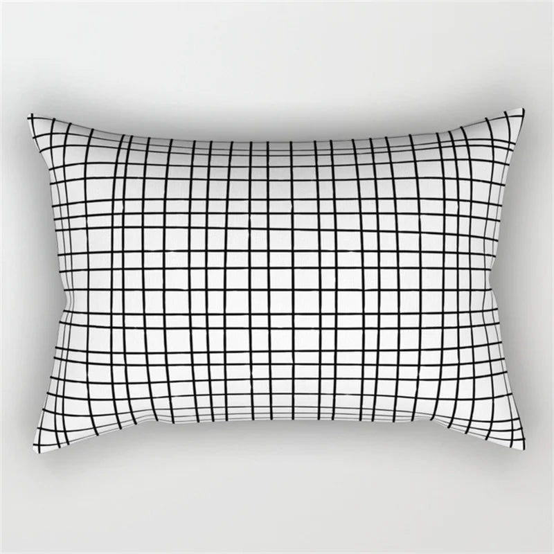 DecorBites™ Geometric Wave Line Waist Pillowcase Set