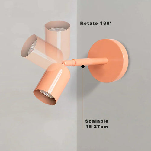 DecorBites™ مصباح جداري LED GU10 قابل للتعديل عصري لغرفة المعيشة وغرفة النوم