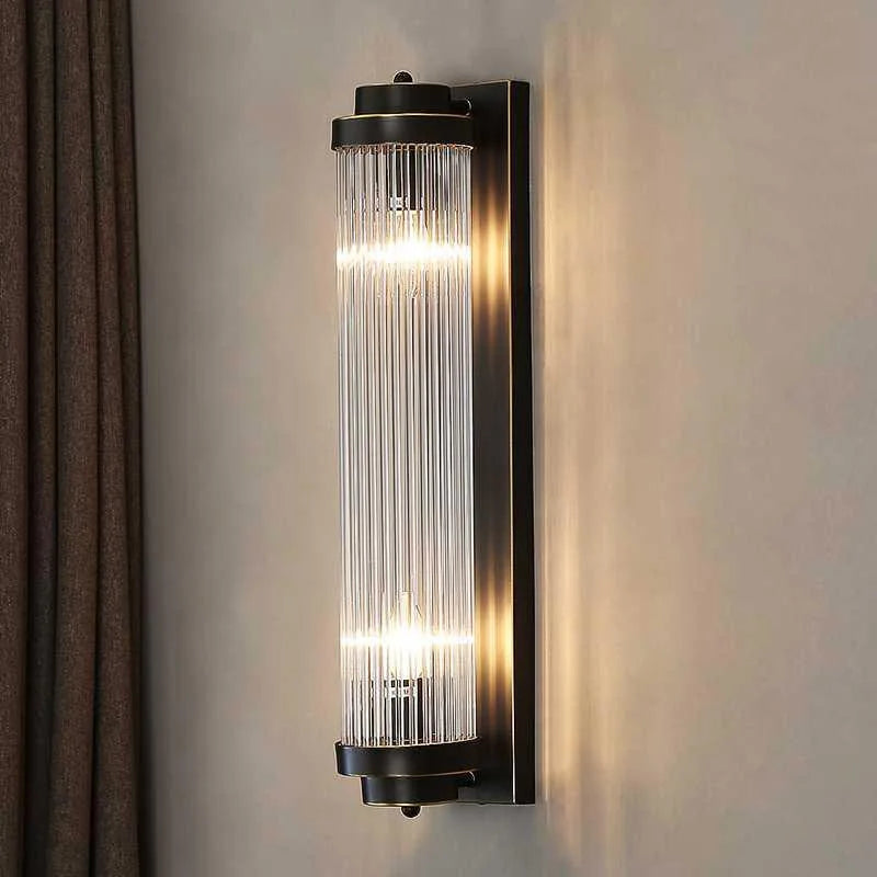 DecorBites™ Crystal Wall Lamp: Modern LED Indoor Lighting for Luxury Living Room, Bedroom, and Aisle