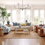 Coco French Minimalist Fabric Branch Chandelier
