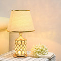 DecorBites™ Crystal Table Lamp: Elegant Bedroom Nightstand Light for Warm & Romantic Ambiance