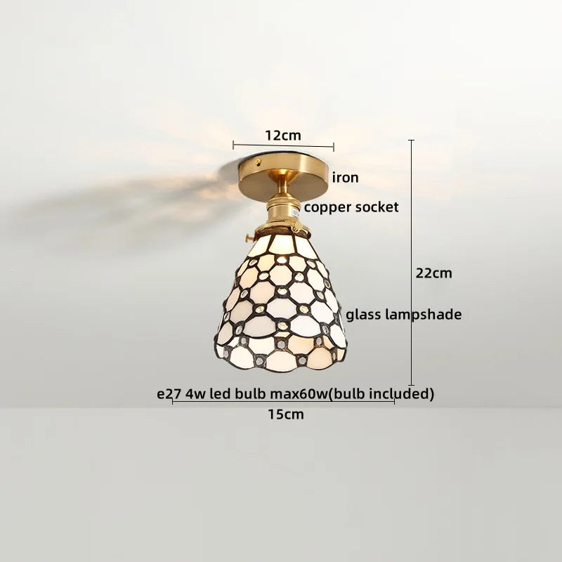 مصابيح سقف زجاجية LED DecorBites™ ديكور فني حديث لإضاءة غرفة المعيشة المنزلية