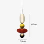 Nordic Colored Glass Pendant Light