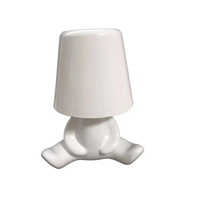DecorBites™ Little Golden Man Table Lamp - Art Decor Night Light for Living Room and Children's Room