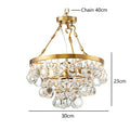 DecorBites™ Crystal Bead Ceiling Pendant Lights - Retro Luxury Gold Home Decor Lighting