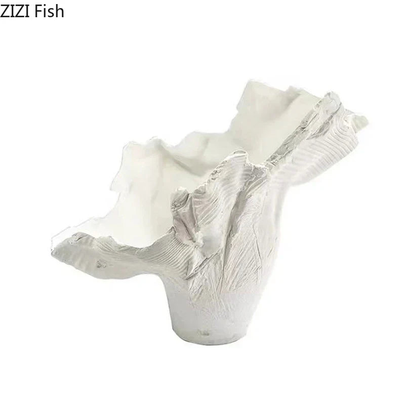 DecorBites™ Irregular Shape Vase: Abstract Desk Decoration for Aesthetic Room Decor