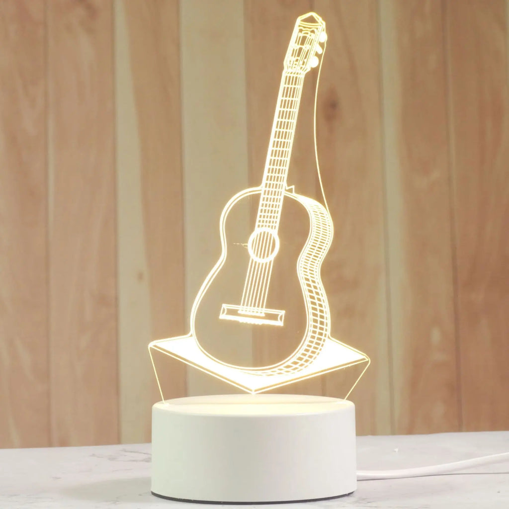 DecorBites™ 3D Acrylic Night Lamp | Boys Girls Gift Decor Bedroom Table Light