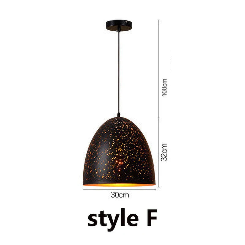 DecorBites™ Etched Wrought Iron Chandelier, Industrial Style LED Lighting Fixture