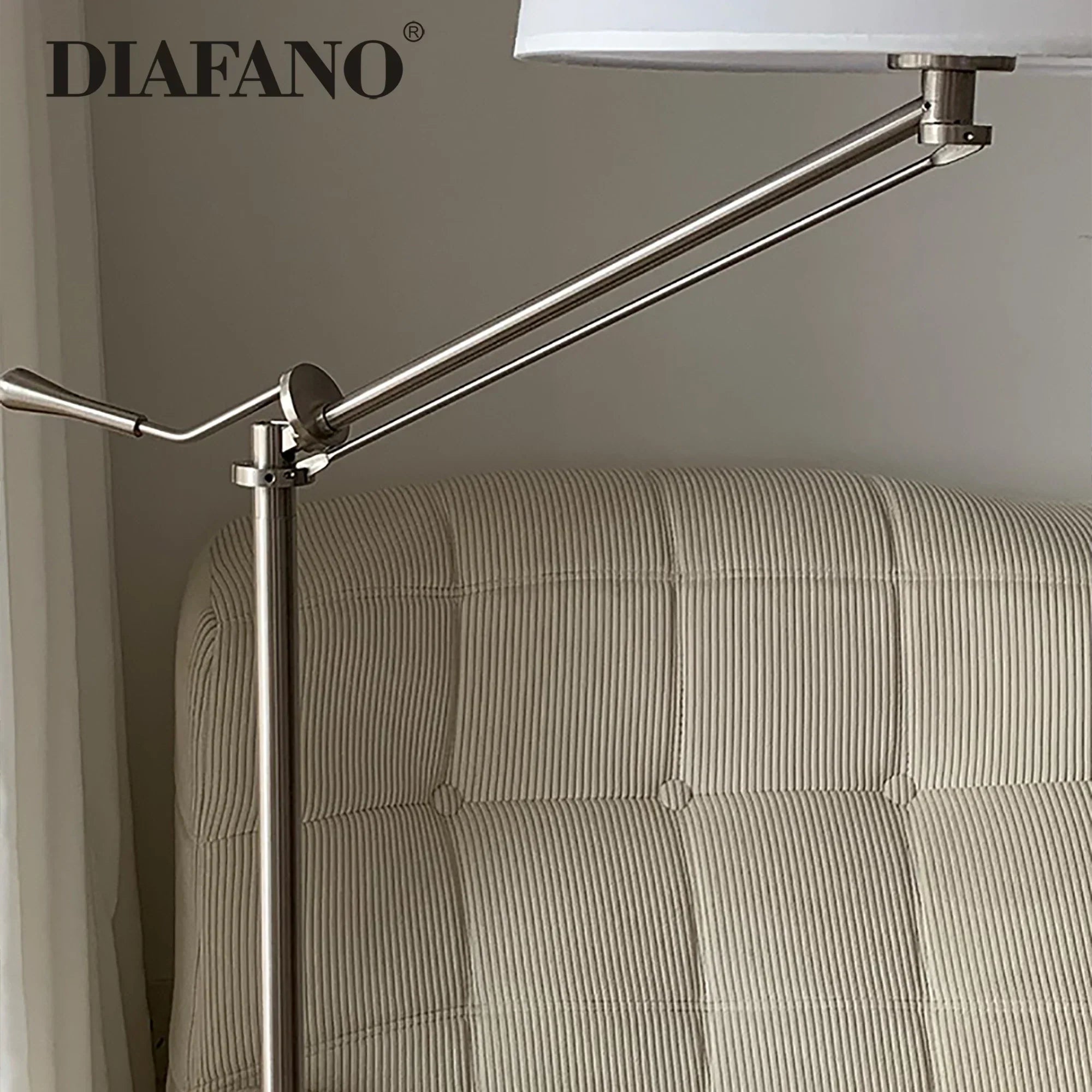 DecorBites™ Adjustable LED Floor Lamp for Modern Industrial Decor