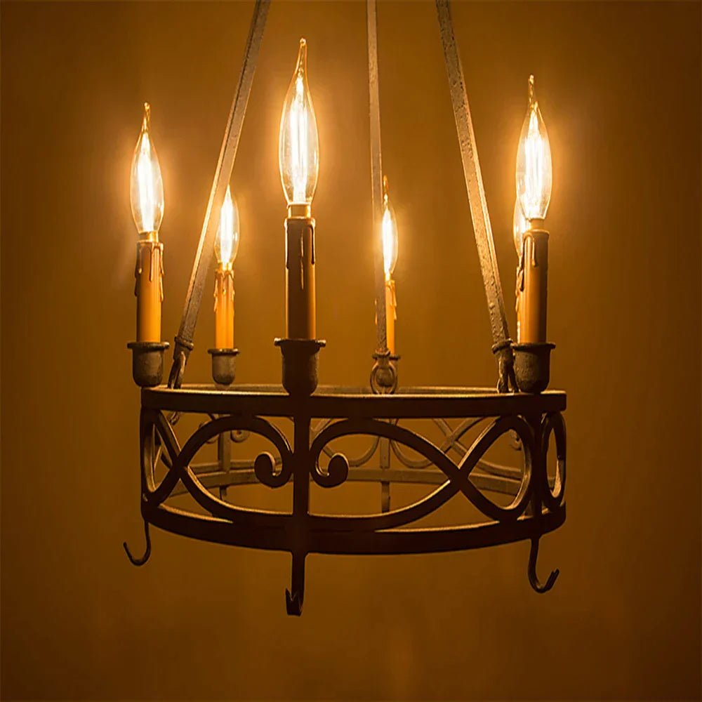 DecorBites™ Dimmable LED Filament Candelabra Bulb for Pendant Lamp - 2700K