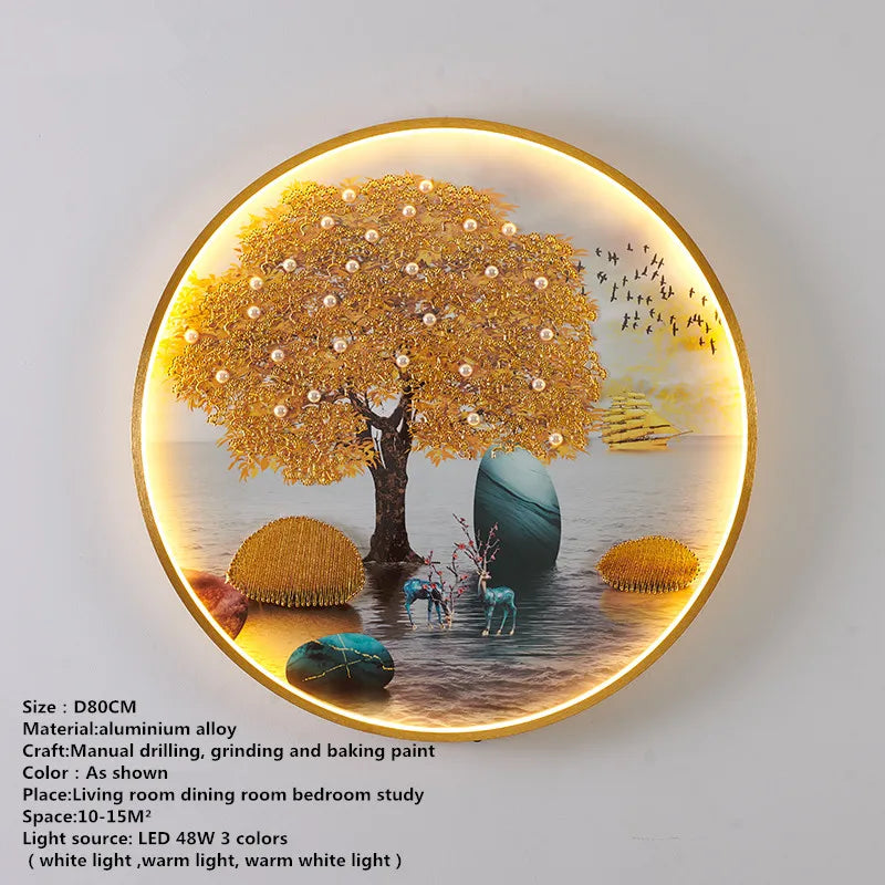 مصابيح الحائط LED على شكل أسماك من DecorBites™: مصباح إضاءة إبداعي لغرفة النوم