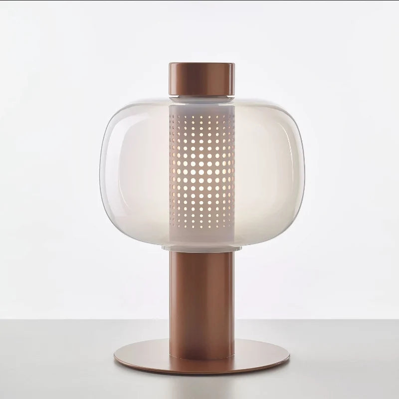 DecorBites™ Glass Table Light: Modern Light Luxury Bedside Lamp