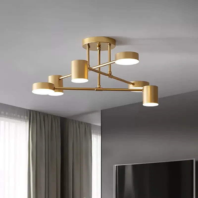 DecorBites™ ثريا سقف ليد: إضاءة عصرية لغرفة المعيشة وغرفة النوم والردهة - ديكور منزلي داخلي
