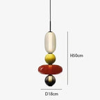 Nordic Colored Glass Pendant Light