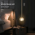 Nordic Modern Crystal Accent Pendant Light