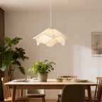 Modern Flower Fabric Pendant Light With Warm Glow